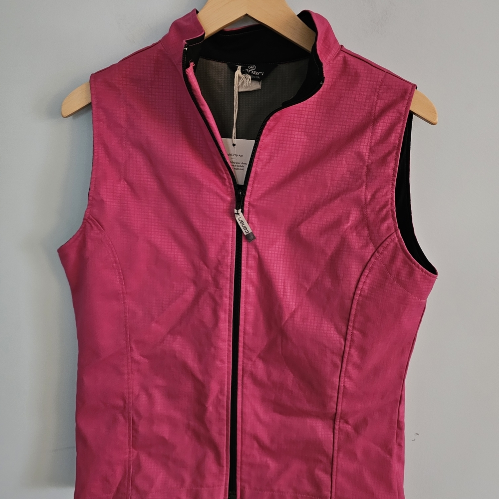 Canari Women's Fuchsia Sleeveless Gorpcore Biking Vest Bikercore Size M